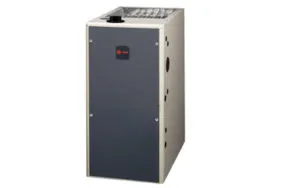 Image of a Trane furnace unit.