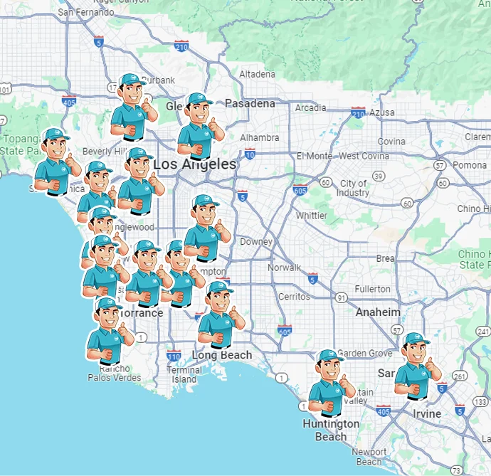 Map of service areas | Dr. Ductless Heating & Cooling