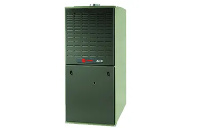 Image of a Trane furnace unit.