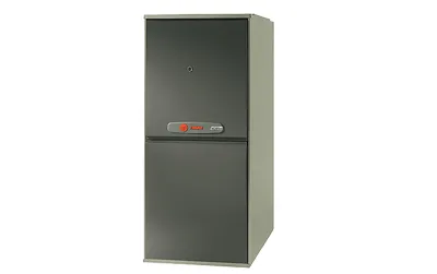 Image of a Trane furnace unit.
