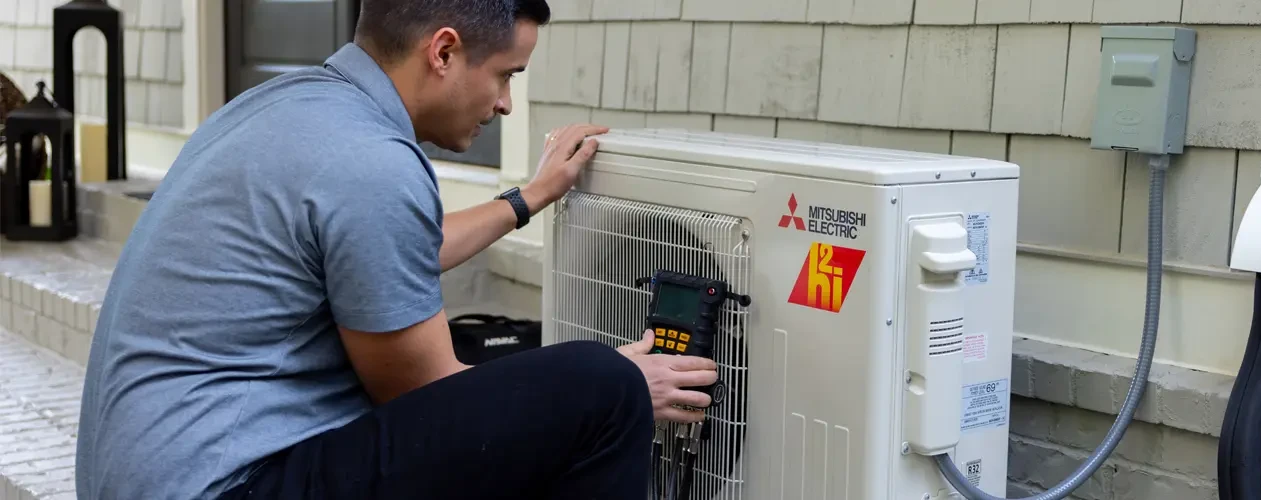 DR DUCTLESS repairing air conditioner